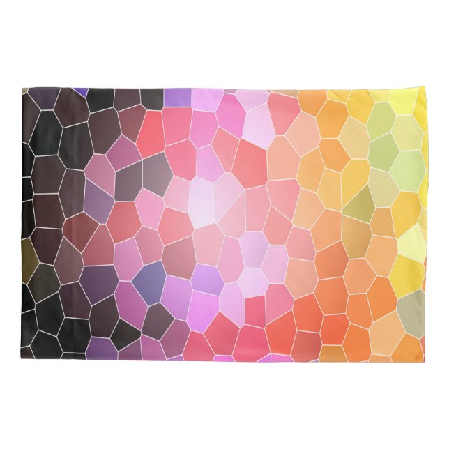 Housse D'oreillers Rochers du coucher de soleil (Dos)