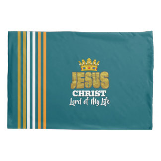 Housse D'oreillers Roi Jésus Seigneur de ma vie chrétienne