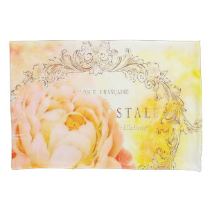 Housse D'oreillers rose ancienne