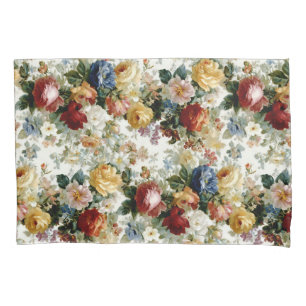 Housse D'oreillers Rose romantique Motif Garland