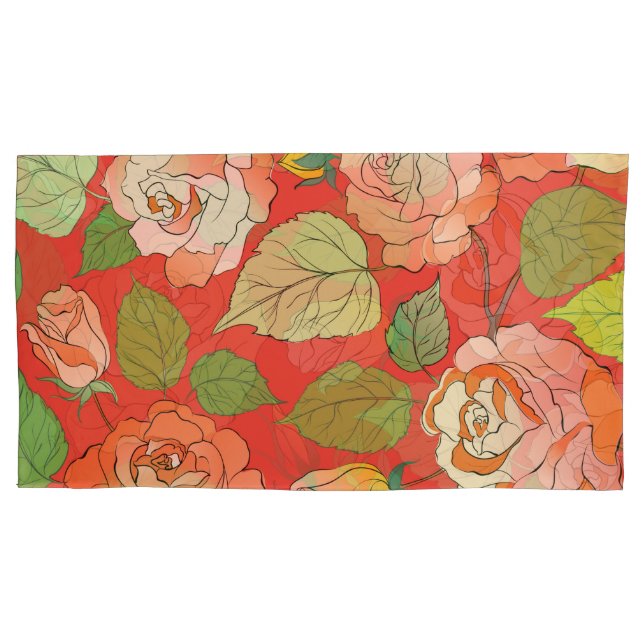 Housse D'oreillers Roses 26 (devant)