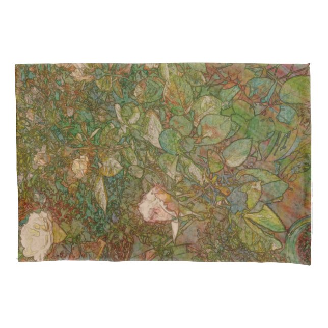 Housse D'oreillers Roses pillow cases (devant)