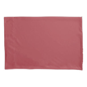 Housse D'oreillers Rouge Écarlate Lourd / Couleur Uni Crimson Humeur