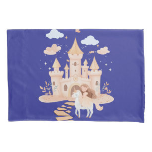 Housse D'oreillers Royal Imaginaire Art Tee - Princess & Unicorn Pala