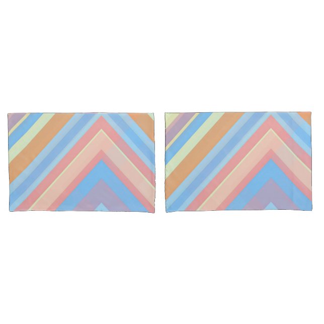 Housse D'oreillers Rust Leaf Geometric Pattern Pillowcases – Modern A (devant-Set)