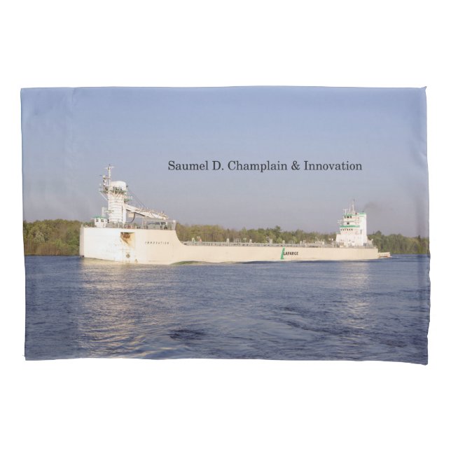 Housse D'oreillers Samuel D. Champlain et coque coussin de l'innovati (devant)