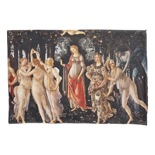 Housse D'oreillers Sandro Botticelli - Printemps (devant)