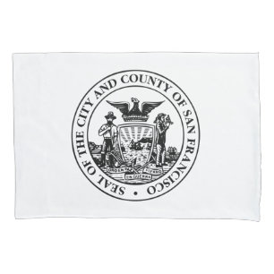 Housse D'oreillers Sceau de la ville de San Francisco (Californie, US