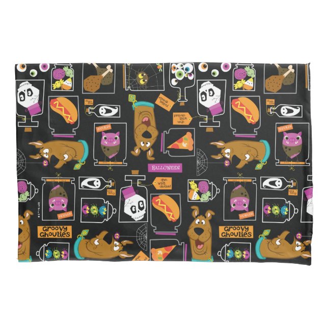Housse D'oreillers Scooby-Doo | Halloween Scooby-Doo Motif (devant)
