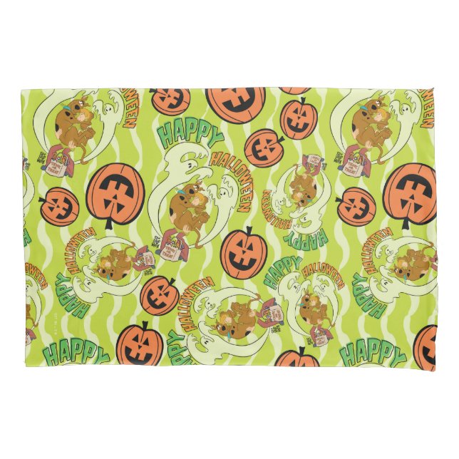 Housse D'oreillers Scooby-Doo | Happy Halloween Motif (devant)