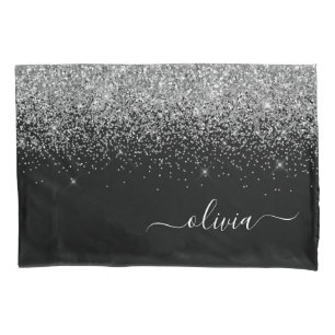 Housse D'oreillers Script Monogram Girly Name