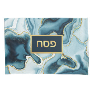 Housse D'oreillers Séder Pâque Hébreu Turquoise Agate Personnalisé