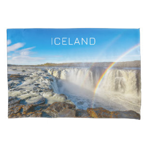 Housse D'oreillers Selfoss & Kolufossar Cascades, Islande