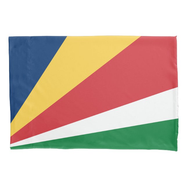 Housse D'oreillers Seychelles Flag (devant)