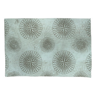 Housse D'oreillers Shanty vintage Ephémère de Compass Steampunk