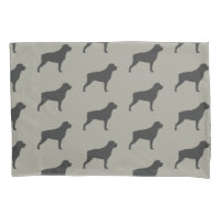 Silhouettes Motif gris Rottweiler