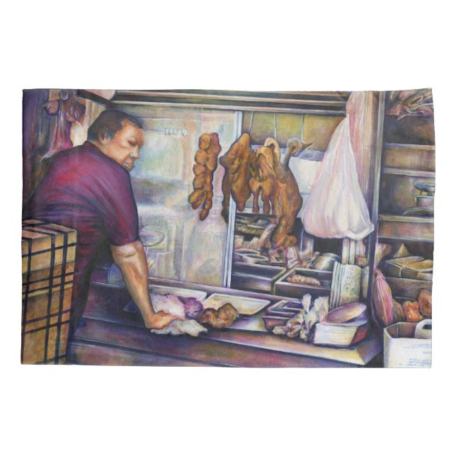 Housse D'oreillers Singapour embrassé par le soleil (Dos)