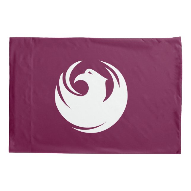 Housse D'oreillers Single Pillowcase with flag of Phoenix City (Dos)