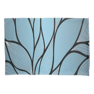 Housse D'oreillers Sky Blue Hues Creative Leave Motif