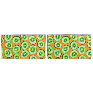 Housse D'oreillers Slices Kiwi