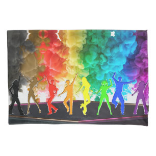 Housse D'oreillers SlipperyJoe's Dancing Pride Shadows cadeaux gay ar