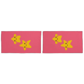 Housse D'oreillers Smiling Stars Pillowcase