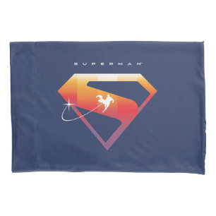 Housse D'oreillers Soleil Tourner Superman Shield