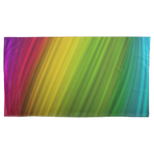 Housse D'oreillers Spectre Impressionnant de Couleurs d'Arc-en-Ciel