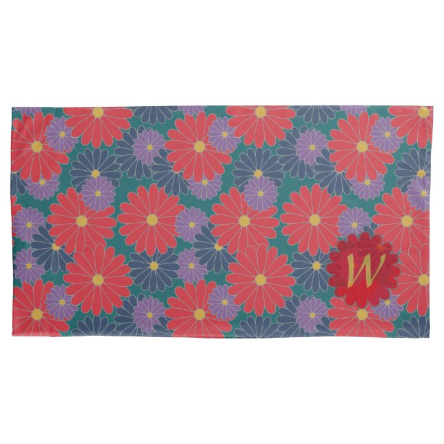 Housse D'oreillers Splashy Fall Floral Coussin Coque (devant)