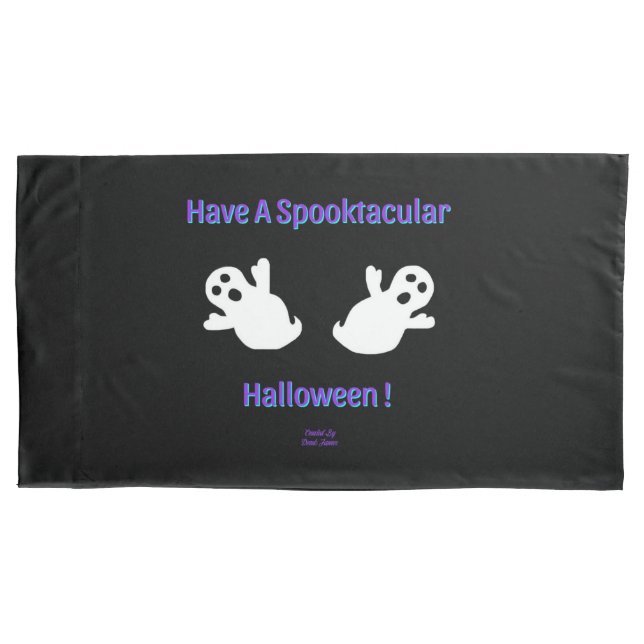 Housse D'oreillers Spooktacular Ghosts King Size Pillowcase (devant)