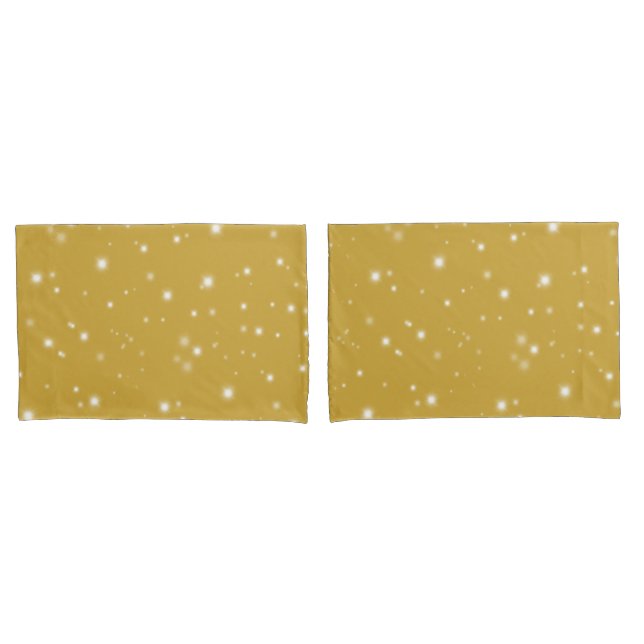 Housse D'oreillers Starlight Boho Gold (devant-Set)