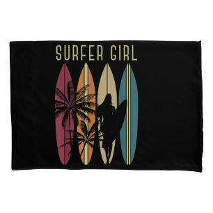 Housse D'oreillers Surfer Girl Surf Surf Femmes Filles Surf une fois