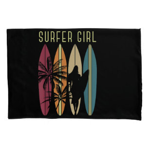 Housse D'oreillers Surfer Girl Surf Surf Femmes Filles Surf une fois