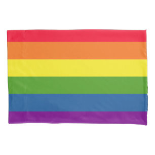 Housse D'oreillers Symbole coloré gai de drapeau d'arc-en-ciel