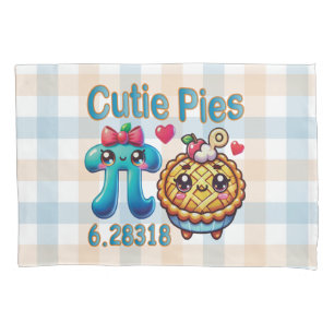 Housse D'oreillers Symbole Pi mignon et pie Pie Pie Pie