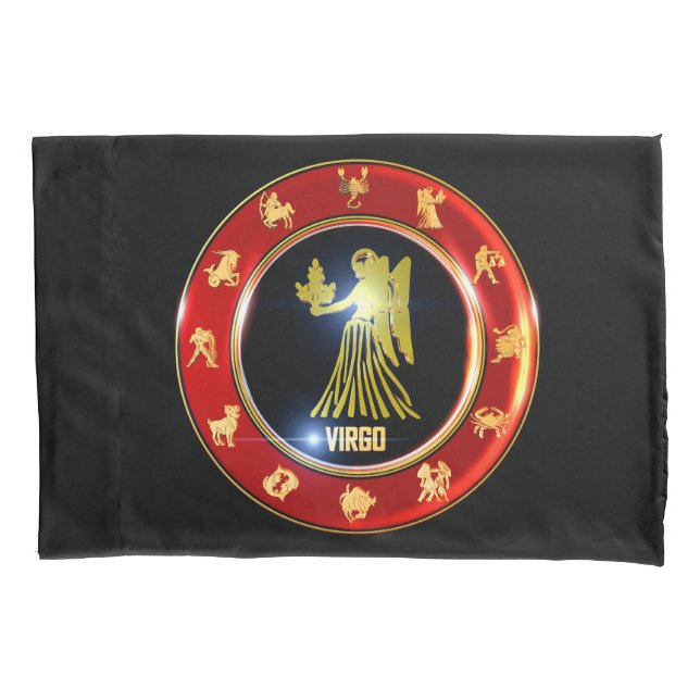 Housse D'oreillers SYMBOLE Zodiaque Virgo Astrologie (devant)