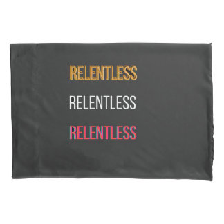 Housse D'oreillers T-ShirtRelentless