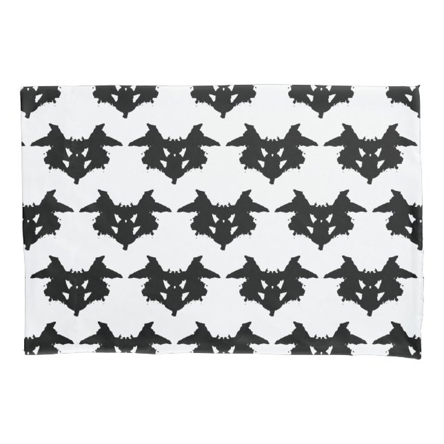 Housse D'oreillers Tâche d'encre de Rorschach (devant-gauche)