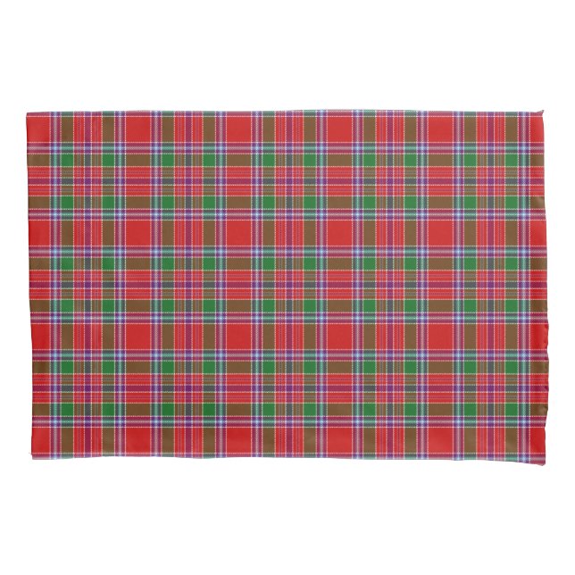 Housse D'oreillers Tartan écossais de Burrell de clan (devant)