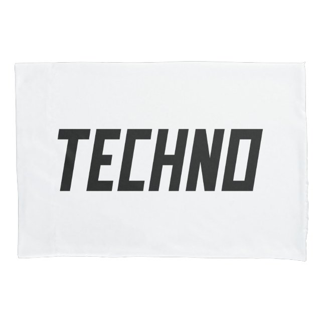Housse D'oreillers TECHNO Music (devant)