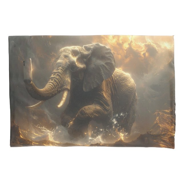 HOUSSE D'OREILLERS TELEPHANTASTIC (devant)