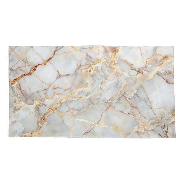 Housse D'oreillers Texture élégante en marbre (Dos)