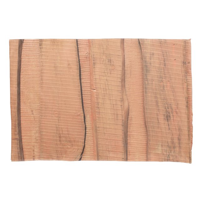 Housse D'oreillers Texture en bois (devant)
