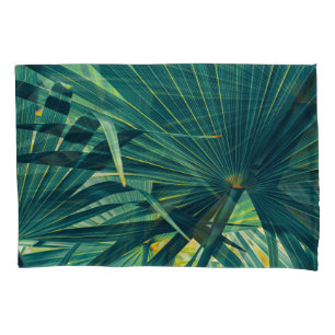Housse D'oreillers Texture tonique à feuille de palme striée