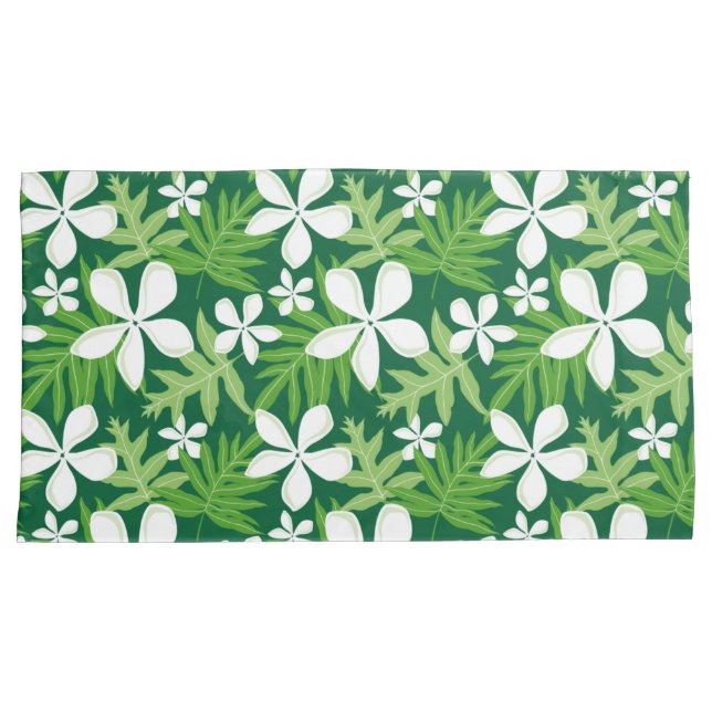 HOUSSE D'OREILLERS TIARE (VERT) (devant-Droit)