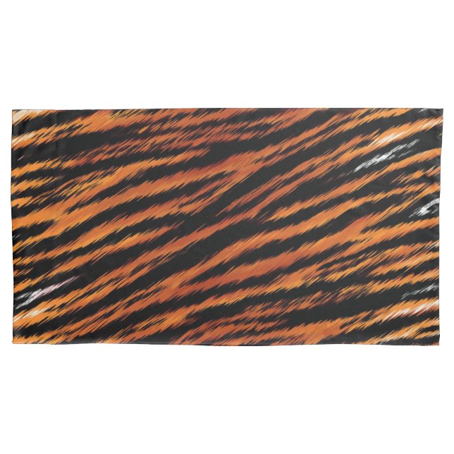 Housse D'oreillers Tiger Stripes Poster de animal sauvage Coque Couss (devant-gauche)