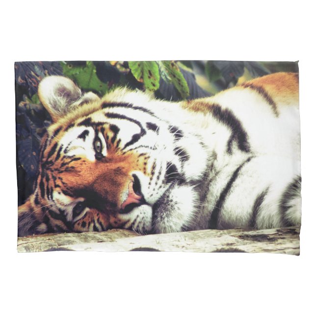 Housse D'oreillers Tigre d'escalier (devant)