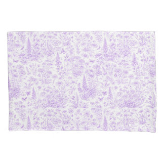Housse D'oreillers Toile de lavande