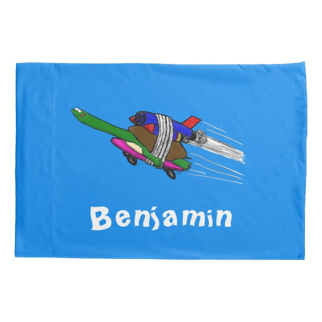 Housse D'oreillers Tortue volante (Dos)