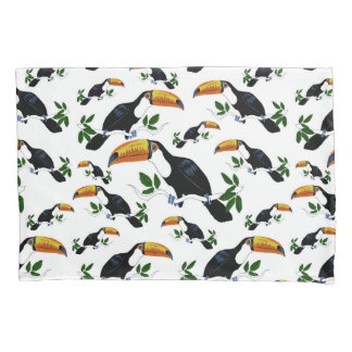 Housse D'oreillers Toucans Tropicaux - Jungle Ludique